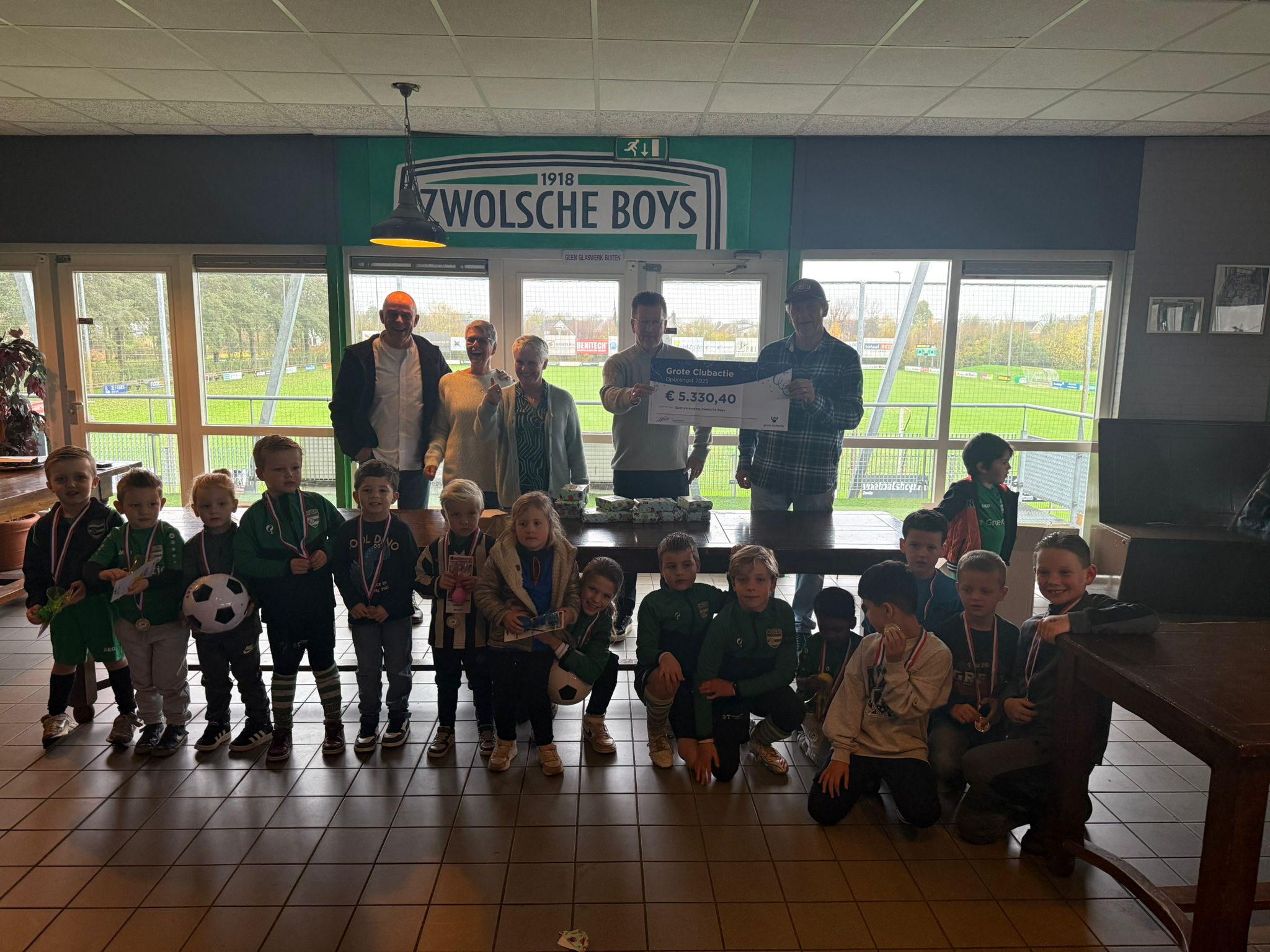 Grote clubactie geweldig succes