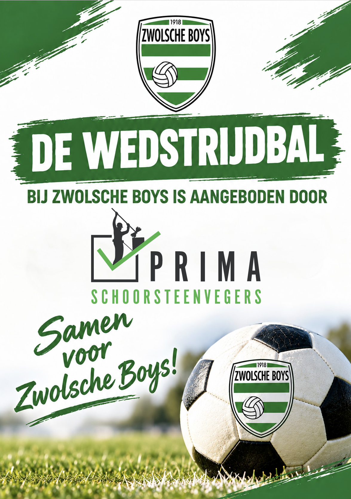 Balsponsor: Prima Schoorsteenvegers